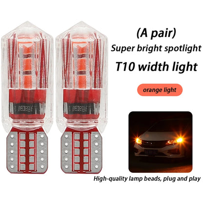 Width light modified car led lens t10 small light bulb super bright car exterior lights running lights general wholesale h11 h7