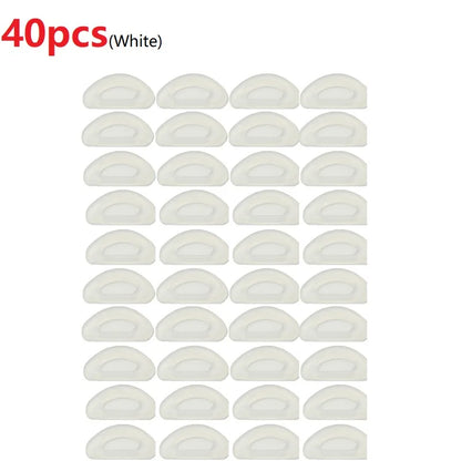 10/20/40/60PCS Nose Support Glasses Pads Silicone Clear Eye Pad Stickers for Glasses Anti Slip Push Nose Pads YJBT02