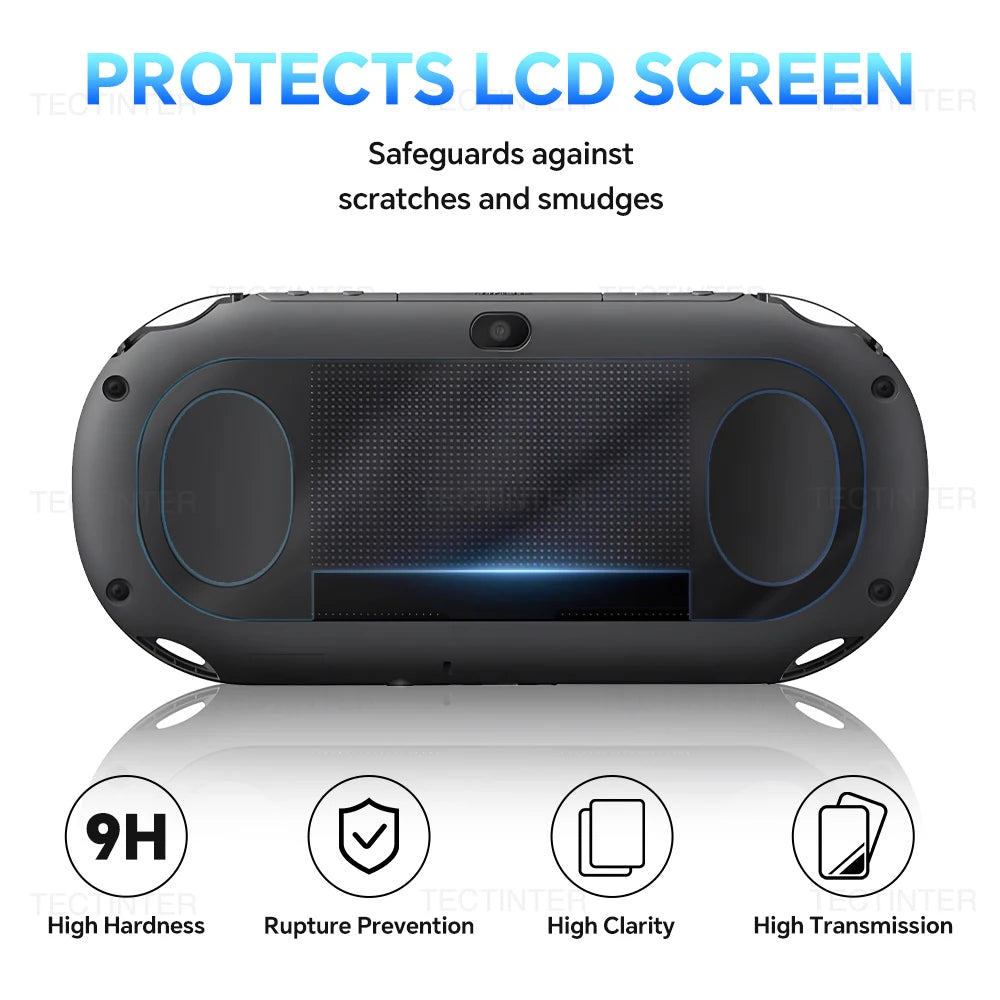 1/2pcs Tempered Glass for Sony PS Vita PSV 1000/PSV 2000 Clear Full HD Screen Protector Front+Back Cover Protective Film Guard