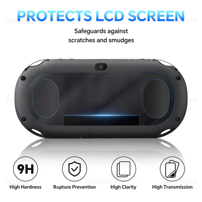 1/2pcs Tempered Glass for Sony PS Vita PSV 1000/PSV 2000 Clear Full HD Screen Protector Front+Back Cover Protective Film Guard