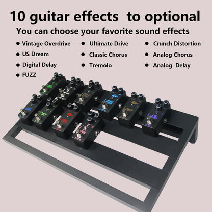 Electric Guitar Effects Pedal Mini Single Type Crunch Distortion Classic Chorus Delay    Digital Delay