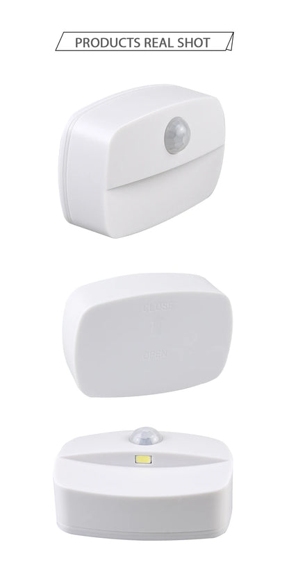 Motion Sensor Light Indoor LED Night Light Stick on Nightlight Battery Operated Lights for Hallway Stair Bathroom Closet Bedroom