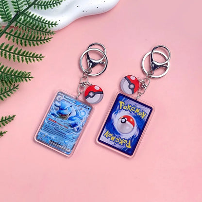 1/43Pcs Pokémon Pikachu Bulbasaur Gold Saint Acrylic Keychain Backpack Pendant Bag Charms Accessories Decoration Holiday Gifts
