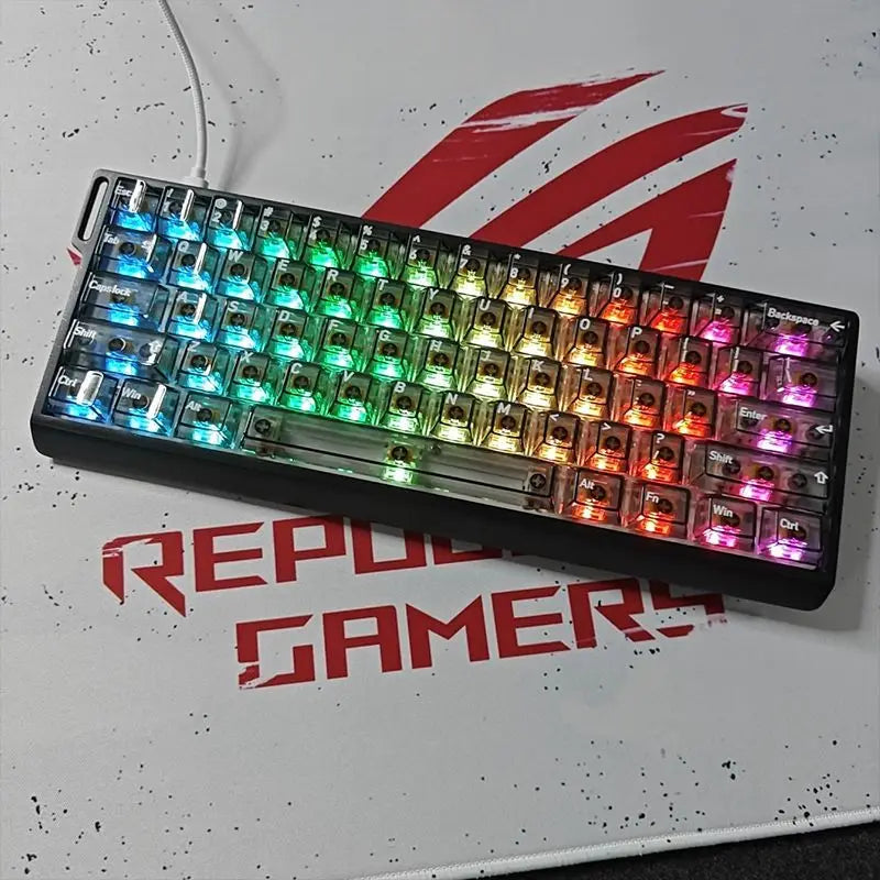 NEW H60 Aluminum Alloy Case Custom CNC Mechanical Keyboard Shell for Wooting MAD60 AULA WIN66 GATERON GT60 Magnetic Keyboard