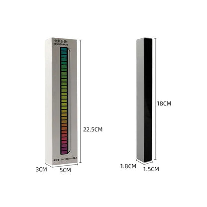 RGB LED Strip Light Music Sound Control Pickup Rhythm Ambient Lamp Atmosphere Night Lights For Bar Car Room TV Gaming Decoration