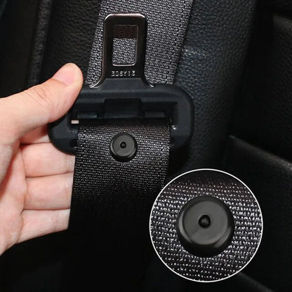 5/10pcs Car Safety Seat Belt Stopper Buckle Auto Seat Belt Spacing Limit Stop Plastic Anti-slip Seat Belt Stop Button
