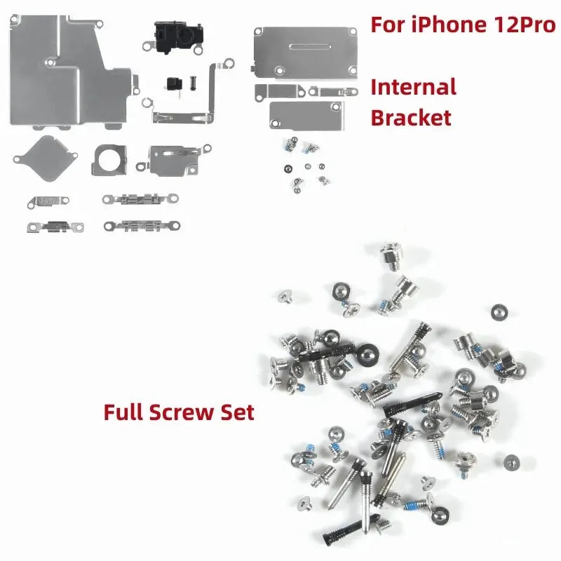 Internal Bracket &Full Screw Set Replacement Parts For iPhone 7 7Plus 8G 8Plus X XS XR XSMAX 11 11Pro 11Promax 12 12Pro 12Promax