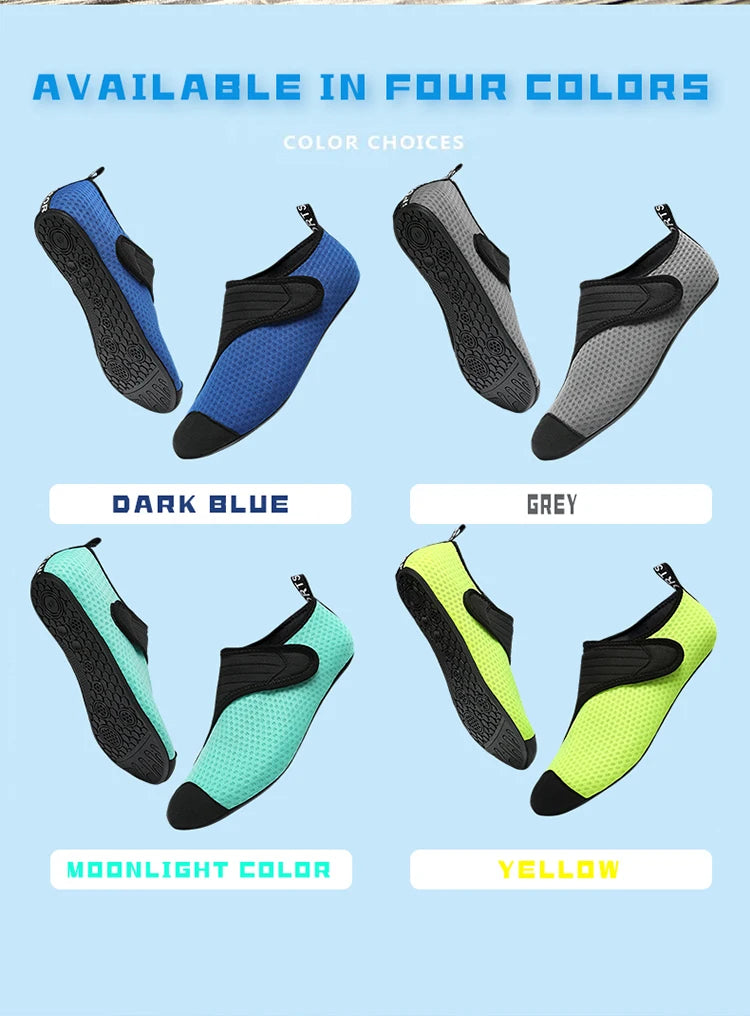 Men's Women's Kids Quick Dry Water Sports Barefoot Feeling Wading Shoes, Water Shoes for Swimming, Windsurfing, Surfing Shoes