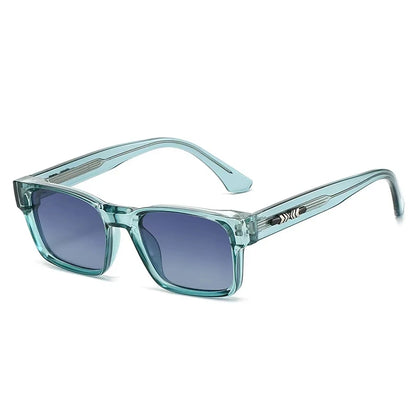 Light Luxury Square Sunglasses Minimalist Design Elegant Unisex Uv400 Protection Sun Glasses 9017