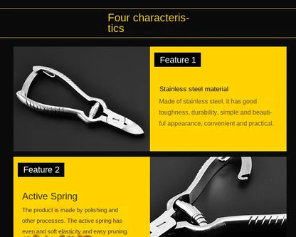 Nail Cuticle Nipper Scissors Stainless Steel Manicure Colorful Clipper Dead Skin Remover Pedicure Pliers