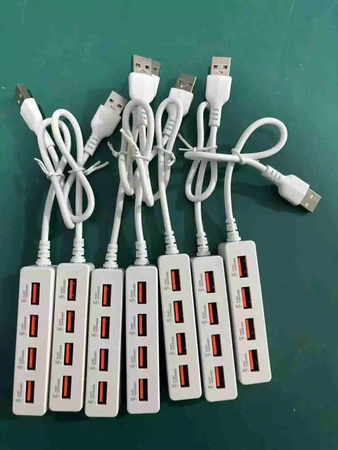 USB 2.0 4 Ports Plug Power Strip Charger Extension Cables USB Hub Multi-Port Socket Powered For PC Computer Accessories 30/120cm