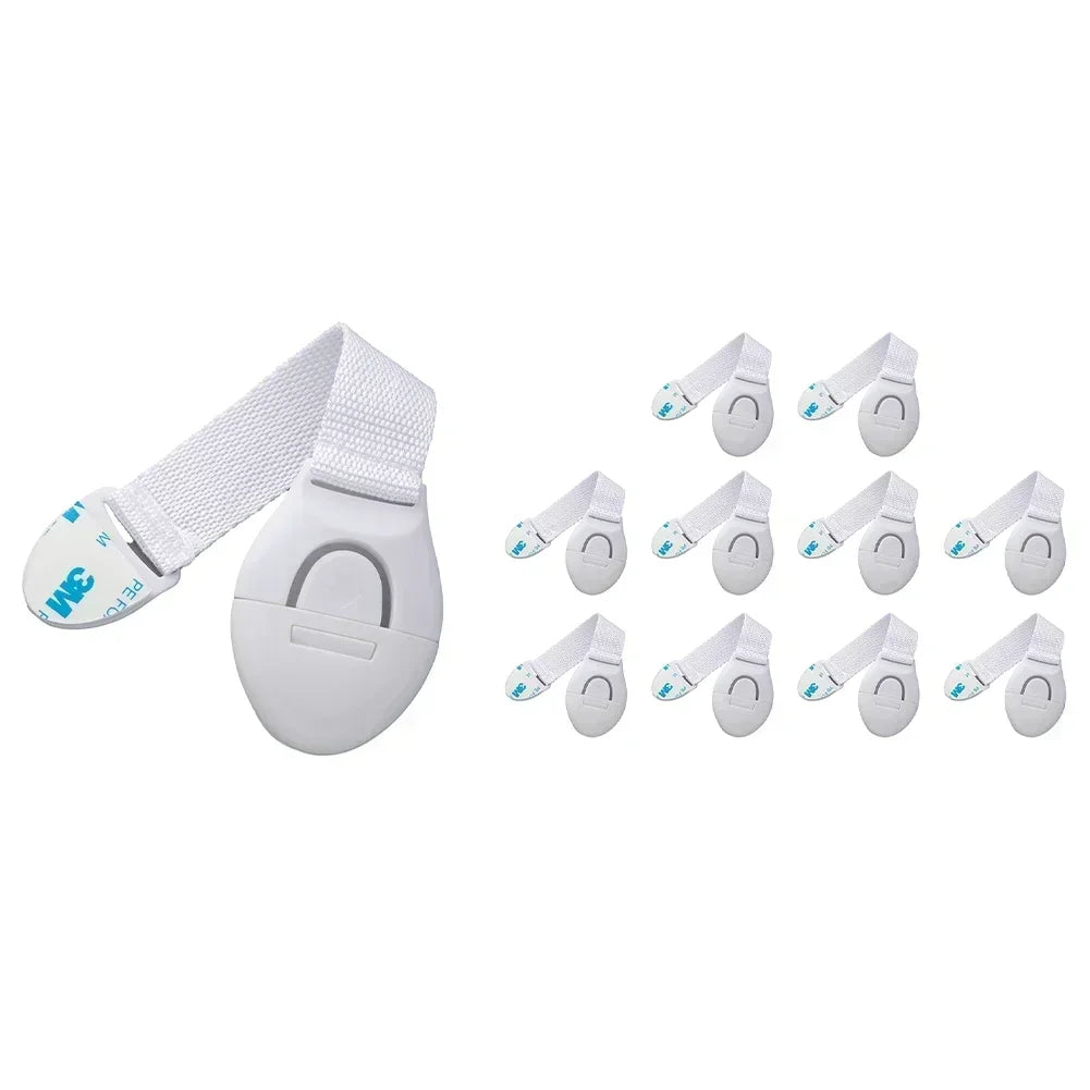 Child Safety Cabinet Lock Kids Security Protection Drawer Door Cabinet Lock Plastic Protection Baby Safety Door Lock