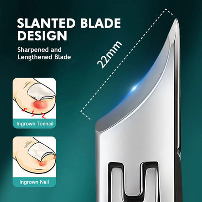 New pointed-nose, beveled, original large-opening nail clippers, pointed-nose nail cutters, nail trimmers, household pedicure kn