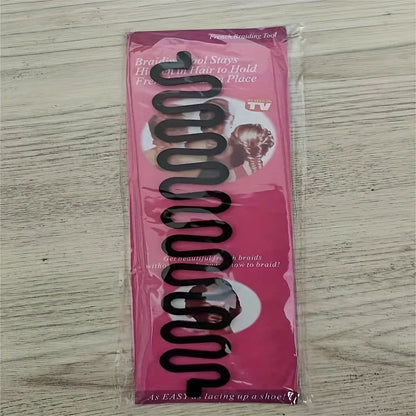 1-piece multi-purpose hairstyle design tool, fishbone hairstyle tool, magical braid design tool, hairstyling and beauty tool.