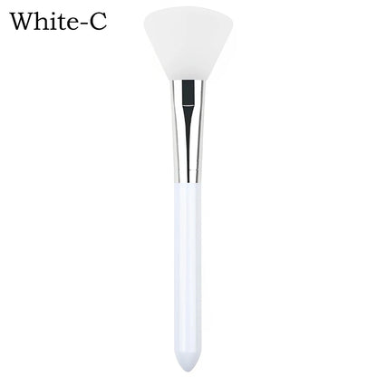 4/1pcs Silicone Face Mask Applicators Soft Head Flexible Face Mask Brushes for Mud Clay Reusable Face Mask Spatula Makeup Tools