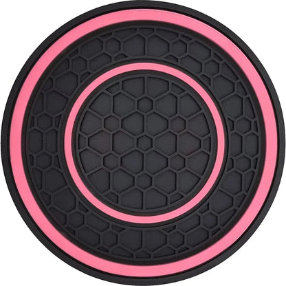 New 2-piece Anti Slip Mat, Car Coaster, Durable Car Cup Holder, Coaster, Universal, Dust-proof Protection for Car Interior