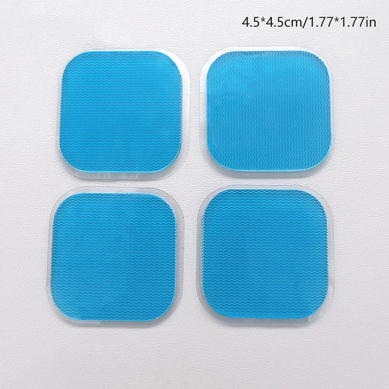 4PCS EMS Gel Pads For EMS Trainer Abdominal Gel Stickers Fitness Hydrogel For Abdomen Muscle Stimulator Slimming Massage Machine