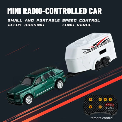 New RC Car MINI Alloy 1/64 Remote Control Car Convenient to Carry 60 Minutes of Work Time Children's Gifts Electronic Toys