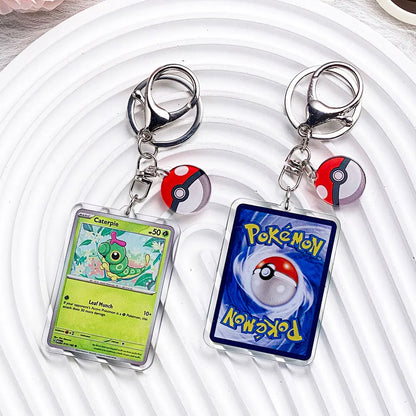 Pokémon Characters Pikachu Bulbasaur Jigglypuff Acrylic Keychain Bag Charms Accessories Backpack Pendant Key Holder Friend Gifts
