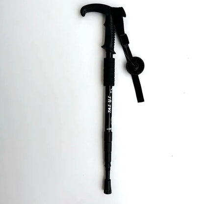 Adjustable Aluminum Alloy Hiking Poles 52-110cm for Outdoor Camping Mountain Climbing Travel with Straight/T Handle Options