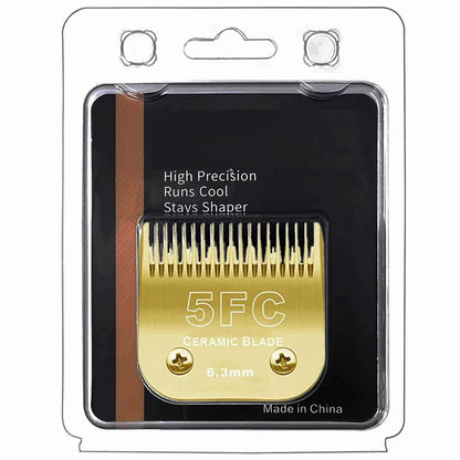 Replacement Detachable Pet Dog Clipper Ceramic Blades Set Compatible with Andis,Oster A5,Wahl KM10 Series Clippers