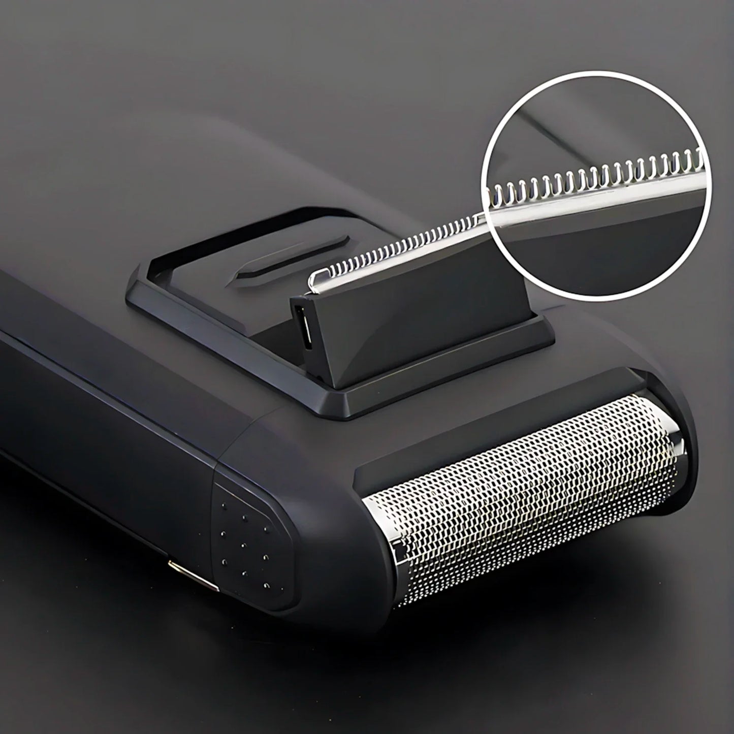 Multi functional men's rechargeable shaver, suitable for trimming hair on the head and face, high-quality gift choice.