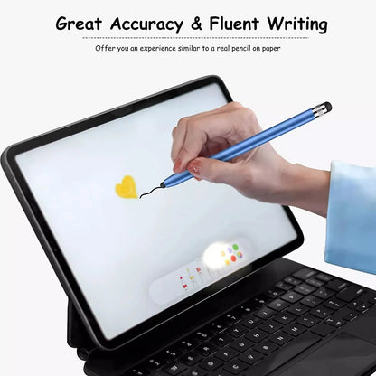 Touch Pen For Tablet Universal Pencil Capacitive Stylus Double Dual Silicone Head For iPad Android Smart Phone