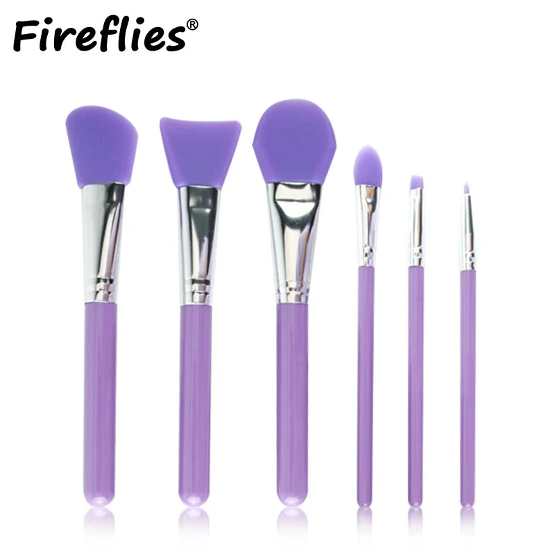 Silicone Facial Mask Brush Soft Head with Scraper Integrated Dual-use Mud Film Brush DIY Film Adjusting Beauty Tool Beauty