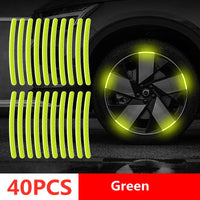40pcs green tyre