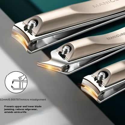 High-Quality 5pcs Nail Care Set Including Nail Clippers a Nano File And an Ear Scoop All Packed in a Portable Storage Case
