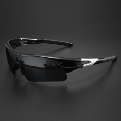 Classic Sports Sunglasses with One-Piece Wraparound UV400 Lens - Unisex Comfort Fit for Cycling, Running, Hiking & Outdoor