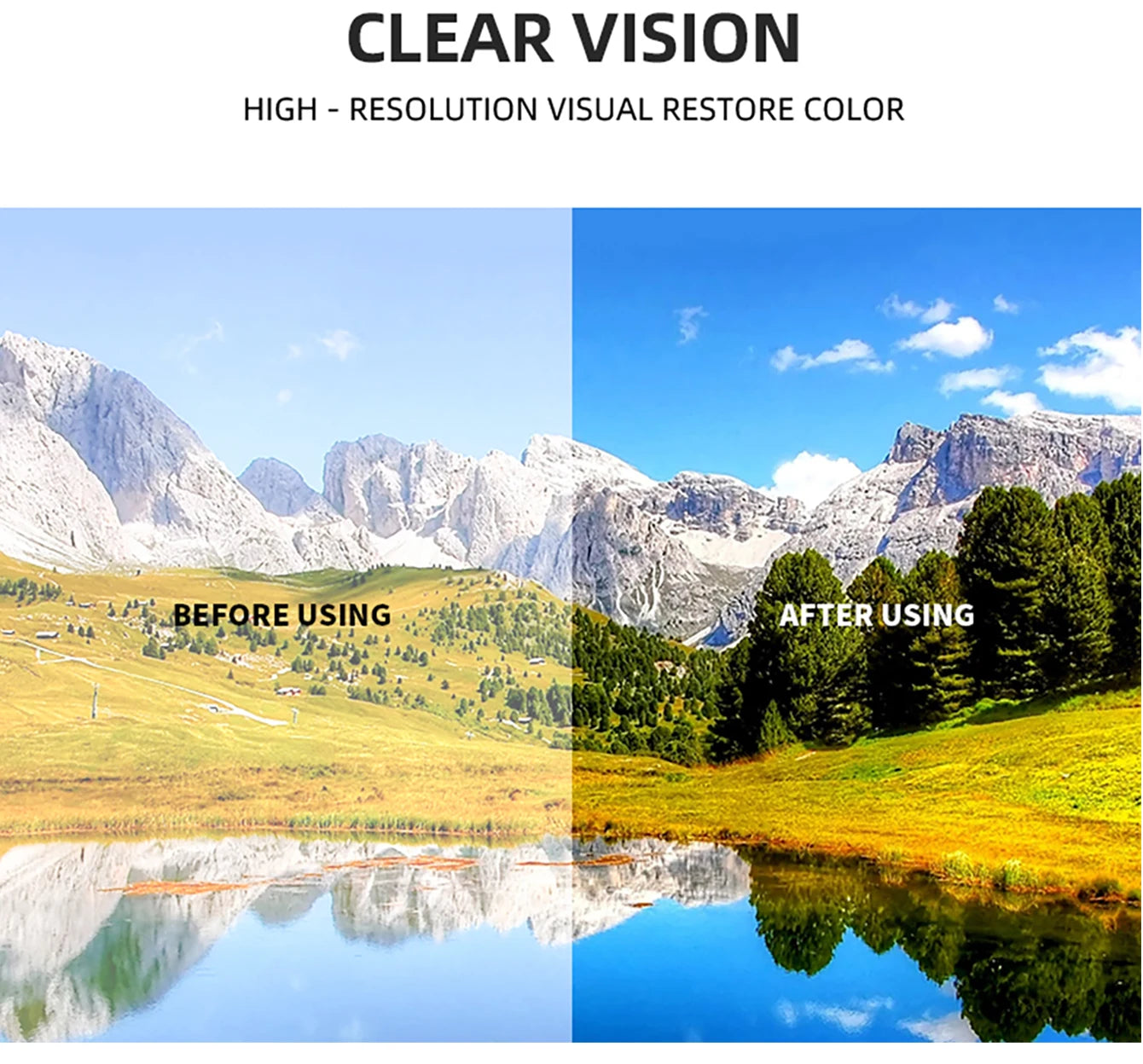LOISRUBY Brand Polarized Cycling Sunglasses Men Car Driving Color Changing Bike Motorcycle Square Frame Hinking Festival