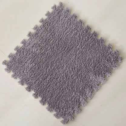 Soft Plush Warm Carpet Baby Play Mat Baby Bedroom Patchwork Carpet EVA Foam Interlocking Sports Floor Tiles Baby Warm Game Mat