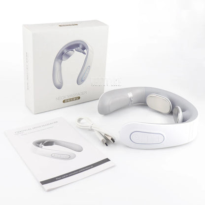 Smart Back Neck Massager Electric TENS Pulse Cervical Muscle Massages Wireless Shoulder Health Care H99 H62 JT88 F6Device