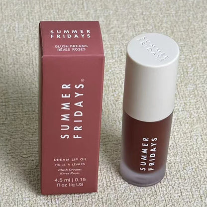 Summer Fridays Lip Balm Moisturizing Mirror Lip Gloss Lip Vanilla Pink Sugar Pink Guava Smell Lipstick Transparent Oil Makeup