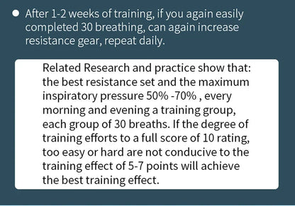 Silicone Respiratory Trainer Lung Ventilator Fitness Equipment High-altitude Respiratory Training Tools for Exercise