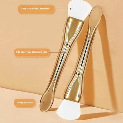 1 Pcs Silicone Mask Brush Double-Headed Smearing Face Cleansing Mud Mask Special Beauty Tool For Gel Mud Facial Masks Creams