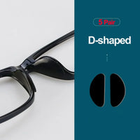 5 Pair-Black D-shape