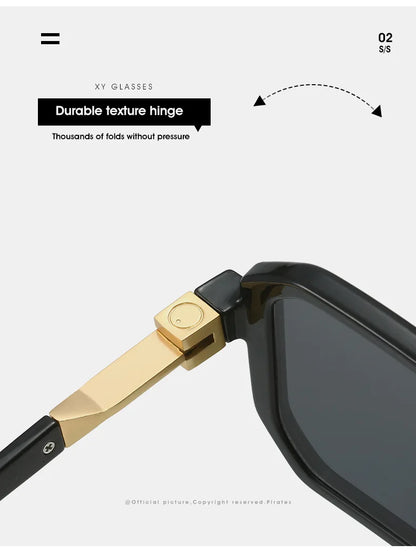 Punk Sunglasses Men Brand Designer Square Sun Glasses UV400 Fashion Cool Shades Women
