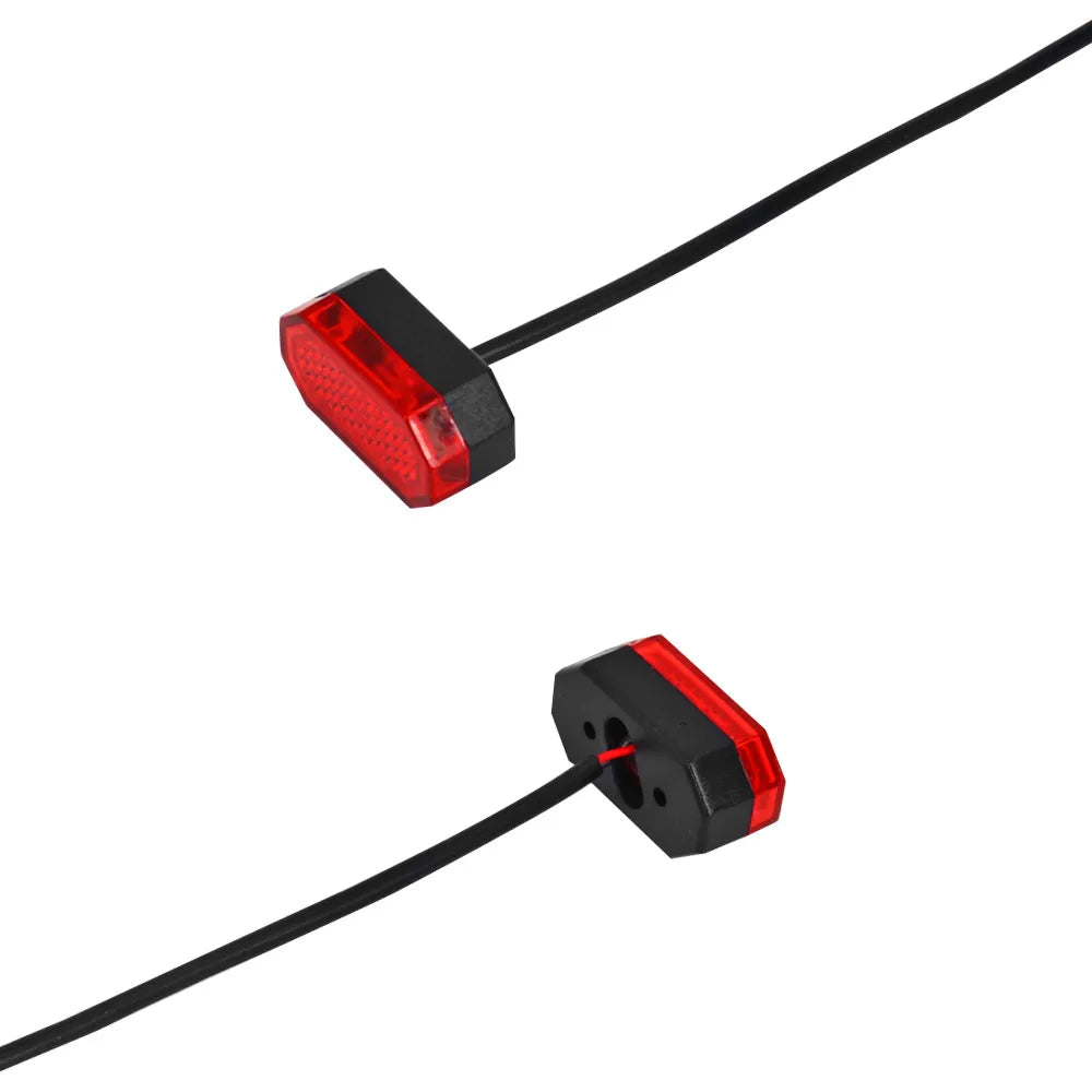 For Electric Scooter Mudguard Set 4 Screw Fender Applicable Accessories Rear Fender Four-hole Scooter With Rear Tail Light