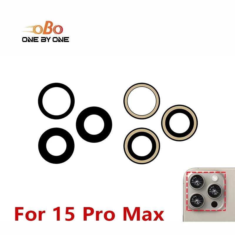 Back Rear Camera Lens Glass For iPhone 13 14 15 16 PLUS PRO MAX MINI Lens Glass with Pre-installed Adhesive Replacement