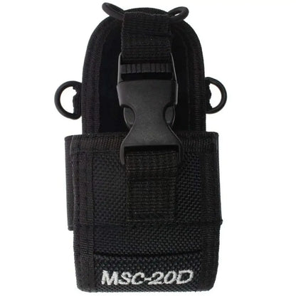 Nylon Walkie Talkie Holder Pouch Bag Two Way Radio Case with Adajustable Shoulder Strap for Baofeng