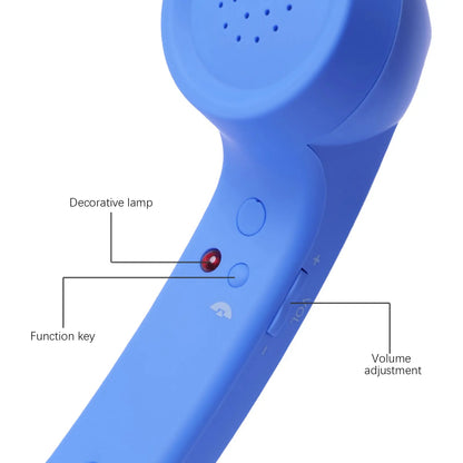 Wired Type-C Mobile Calls Telephones Receiver Antique Style Call Accessory Plug Play Clear Calls Handset Headset Companion