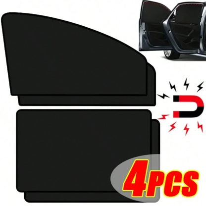 Magnetic curtain protectors, side window sunshades, UV protection, suitable for most models, universal in all seasons