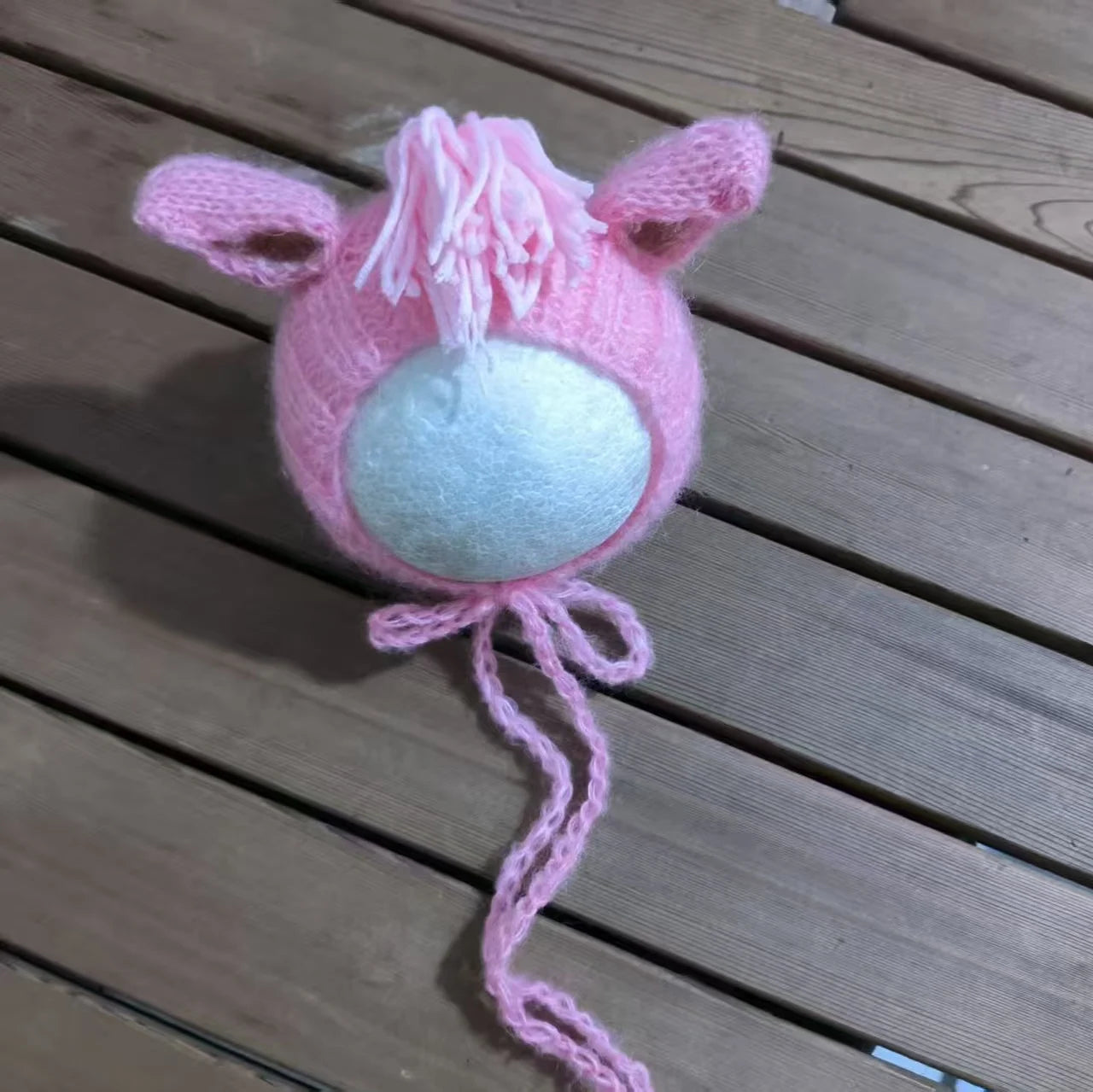 Newborn Photography Props Mohair Horse Styling Hat Studio Clothing