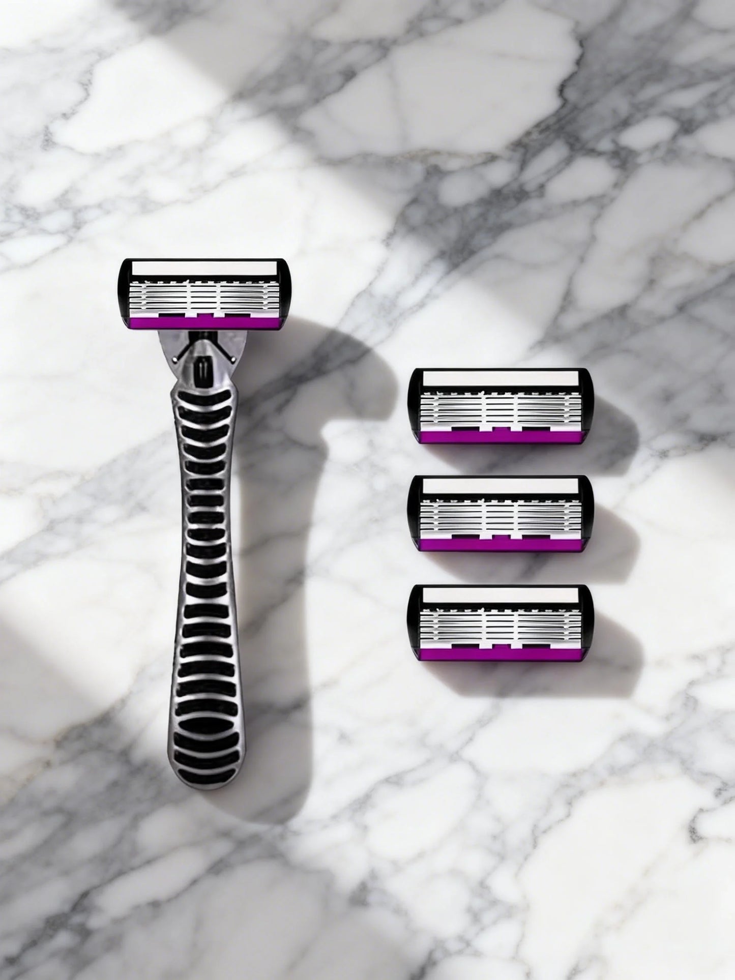 High Quality Man Safety Razor Blade 6 Layer German Stainless Steel Shaving Cartridges Compatible Mach Shaver