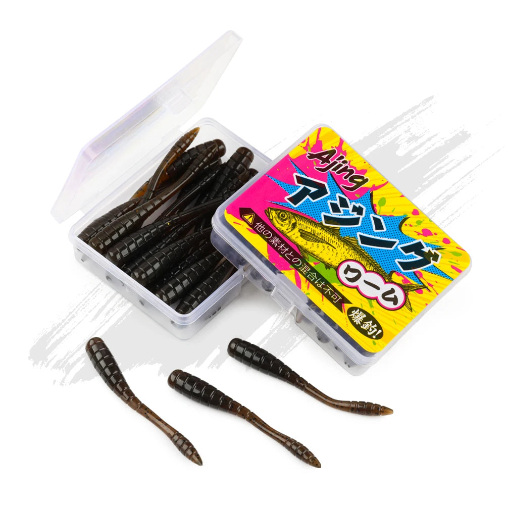 Spinpoler 4.8cm Ajing Soft Fishing Lure Mini Plastic Bait Tpr Rockfishing Stream River Sea Smaller Predators Drop Shot Tackle