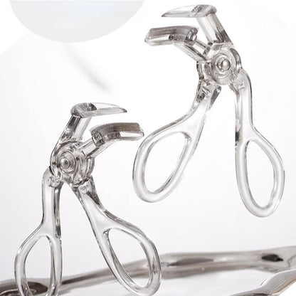 Portable Wide-Angle Eyelash Curler with Built-in Comb - for All Eye Shapes | Beginner-Friendly & Battery-Free (Travel Must-Have)