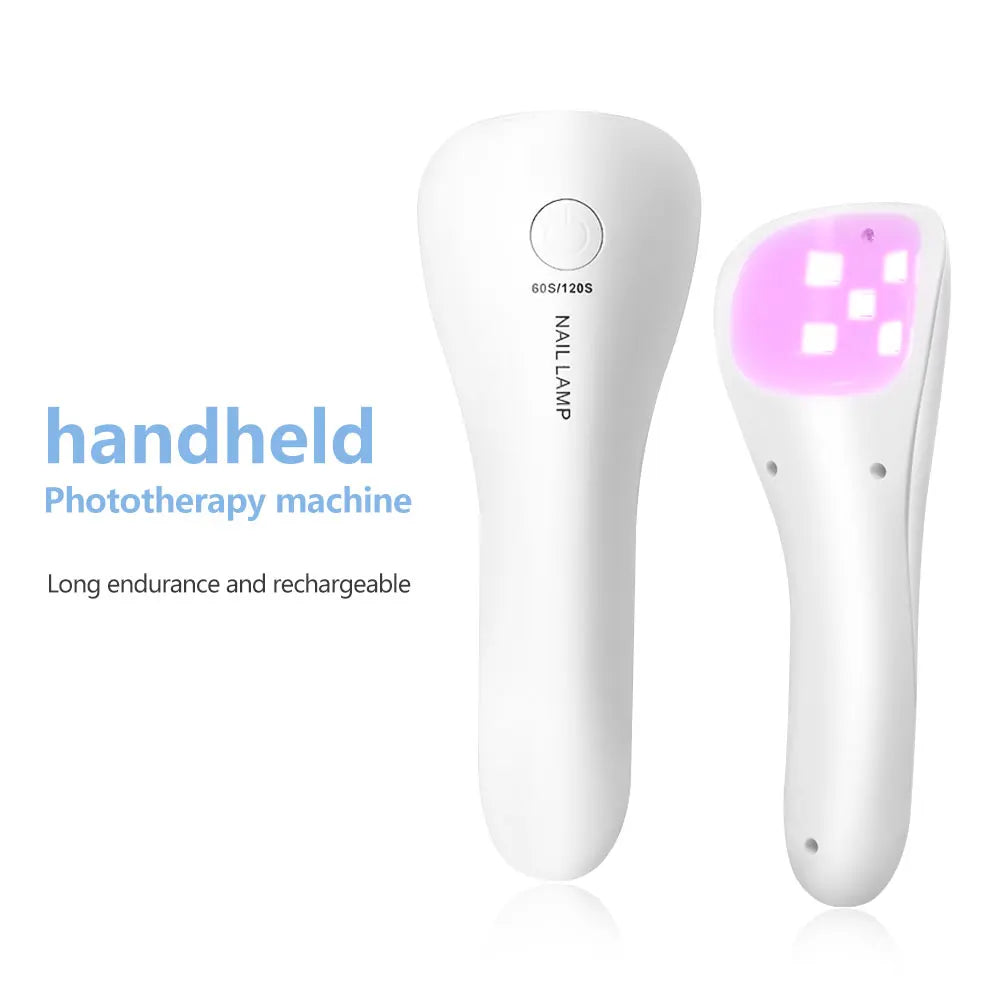 LINMANDA Handheld UV LED Nail Lamp USB Rechargeable Mini Manicure Lamp Nail Dryer With 5 Lamp Beads Quick Drying Gel Nail Polish