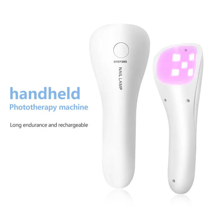 LINMANDA Handheld UV LED Nail Lamp USB Rechargeable Mini Manicure Lamp Nail Dryer With 5 Lamp Beads Quick Drying Gel Nail Polish